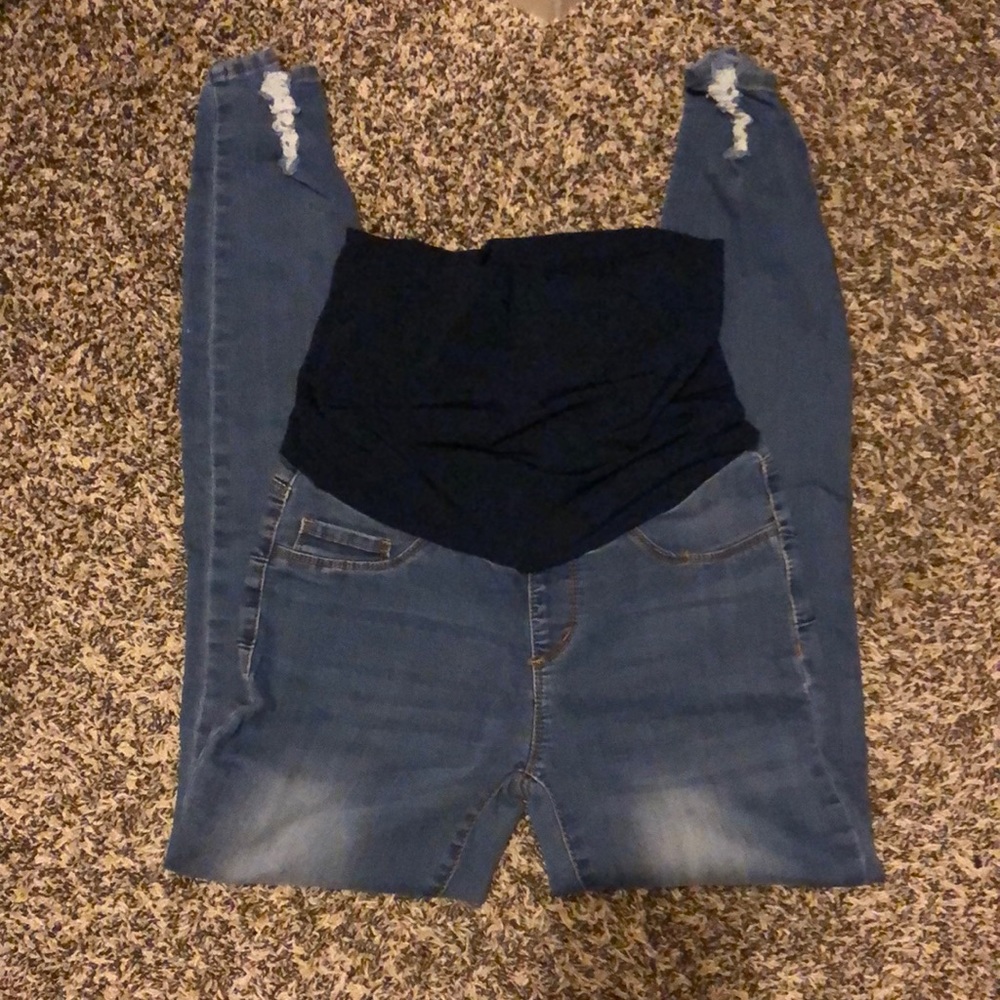 Small maternity jeans